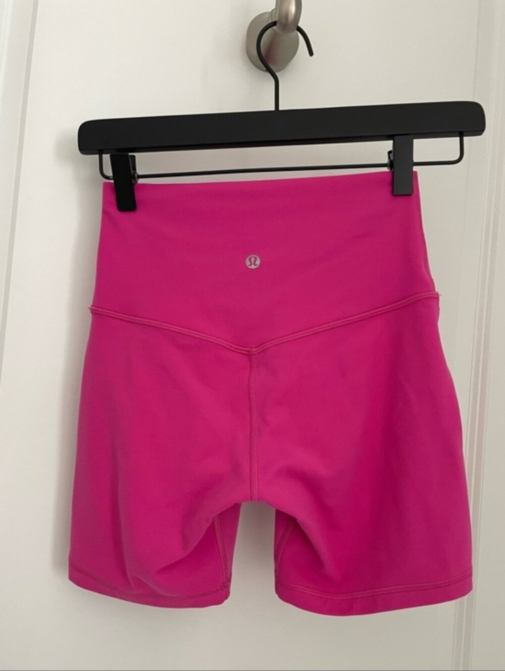 lululemon High-Rise Sonic Pink Bike Shorts 6"